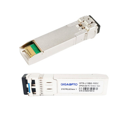 приемопередатчик 32G SFP28 10km канала волокна 1310nm Cisco для DS-SFP-FC32G-LW