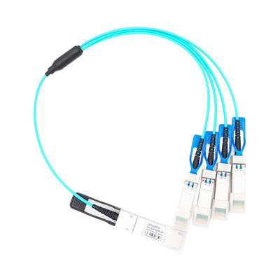 100G QSFP28 к оптическому кабелю AOC 4x25G SFP28 активному для Cisco QSFP-4SFP25G-AOC
