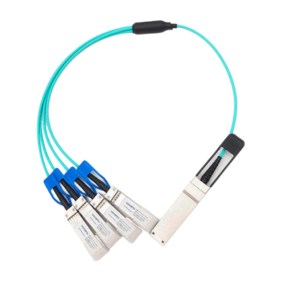 100G QSFP28 к оптическому кабелю AOC 4x25G SFP28 активному для Cisco QSFP-4SFP25G-AOC