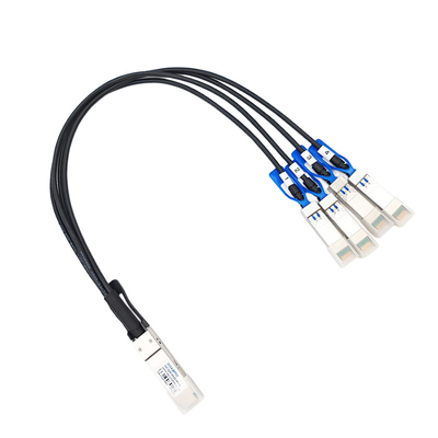 100G QSFP28 к кабелю меди присоединения 4x25G SFP28 сразу для Cisco QSFP-4SFP25G-CU